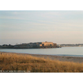 le fort de penthievre a la lumiere du soleil couchant. commune-st_pierre_quiberon-56234