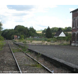 De la gare vers le PN105 et le silo à grains