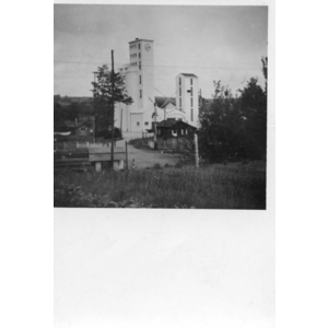 Du PN 105 le silo à grains Des années 50 en construction