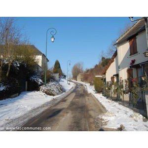 Noyales sous la neige, hiver 2008