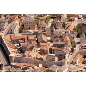 Vue aérienne de la Cité Templière et Hospitalière 