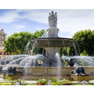 Photo de la Rotonde à Aix en Provence