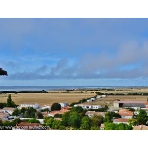 Marsilly vu du haut du clocher de l église St Pierre