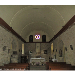 la Chapelle d'Anty intérieur, la nef