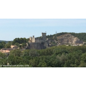 Château de Beaucaire - vue du château de Tarascon