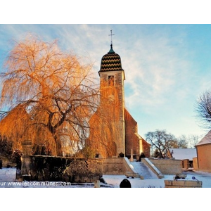 Eglise de Rahon.Jura.