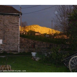 QUAND LE MONT CHABRIER S ENFLAME VUE DE MONEDEYRES