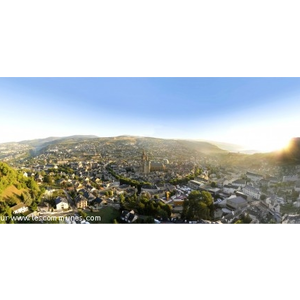 Panorama complet sur la ville de Mende