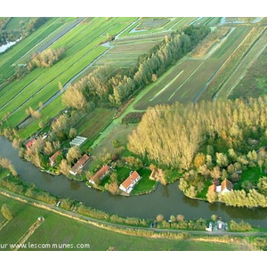 vue sur le Marais Flamand à Nieurlet