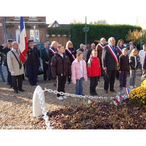Le Monument aux Morts le 11 novembre 2009