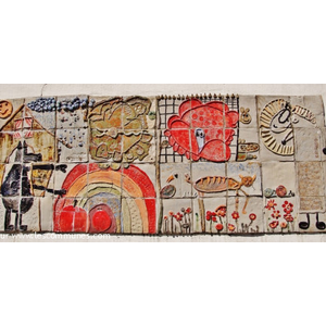 Mur de l'école ( Céramique )