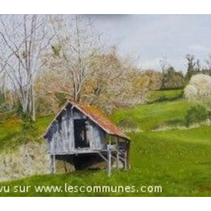 Grange rte de Mourenx Peinture JCSB
