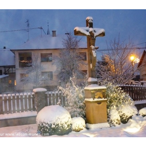 Centre du village Calvaire Noël 2012