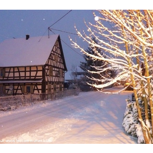 Maison alsacienne sous la neige Décembre 2012