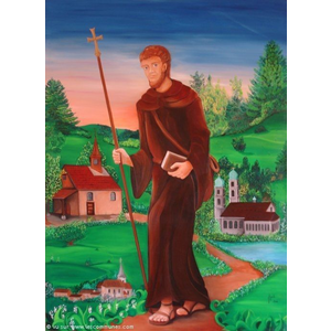 St Fridolin, patron de la commune
