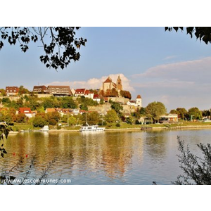 Vue sur Vieux-Brisach ( Allemagne )