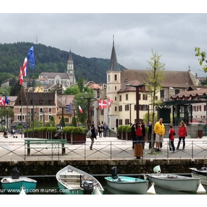 Photo Prise promenade JACQUES à ANNECY. Vu sur la mairie