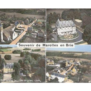 Ancienne carte postale de Marolles en Brie.